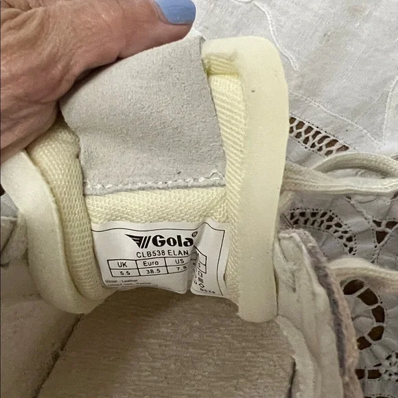 Gola Elan size 7.5 Bone-Navy-Red Men’s 7.5 - Picture 12 of 13